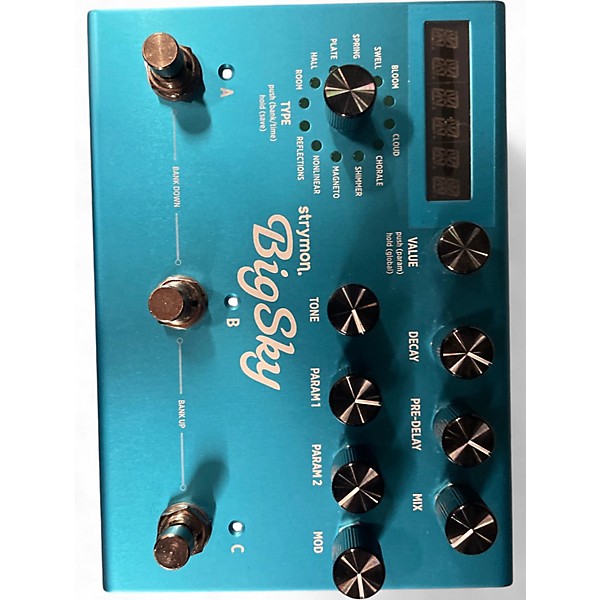 Used Strymon Bigsky Reverb Effect Pedal