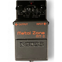 Used BOSS MT2 Metal Zone Distortion Effect Pedal