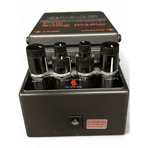 Used BOSS MT2 Metal Zone Distortion Effect Pedal