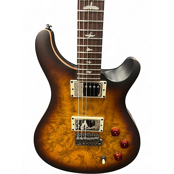 Used PRS SE Exotic DGT Laurel Burl Electric Guitar McCarty  tabacco burst Solid Body Electric Guitar