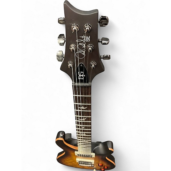 Used PRS SE Exotic DGT Laurel Burl Electric Guitar McCarty  tabacco burst Solid Body Electric Guitar