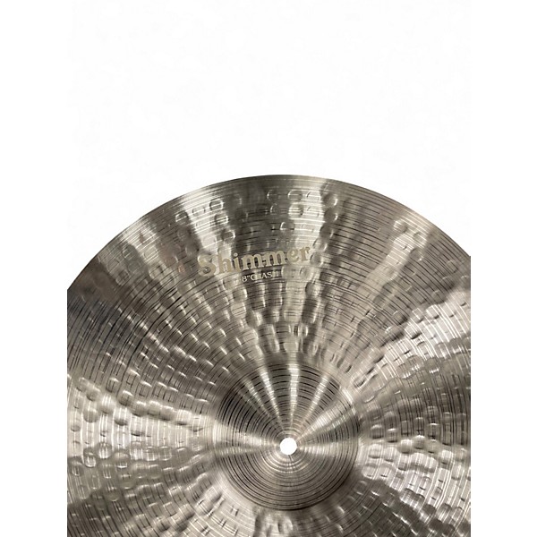 Used Omete 18in 18 inch Shimmer Crah Cymbal