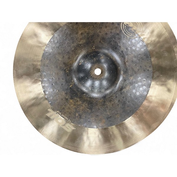 Used Omete 14in Soil hihat 14 inch Top and bottom Cymbal