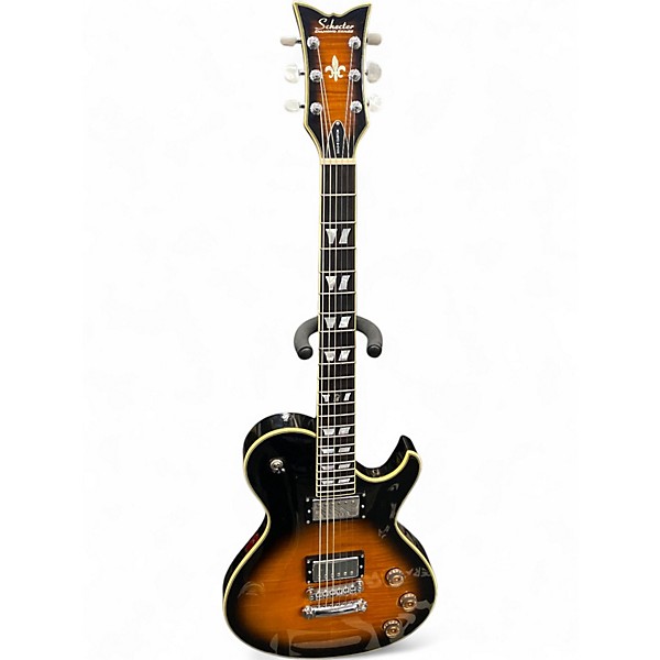 Used Schecter Guitar Research Solo 6 Custom 2 Color Sunburst Solid Body Electric Guitar