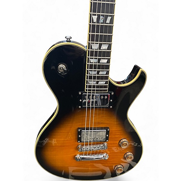 Used Schecter Guitar Research Solo 6 Custom 2 Color Sunburst Solid Body Electric Guitar