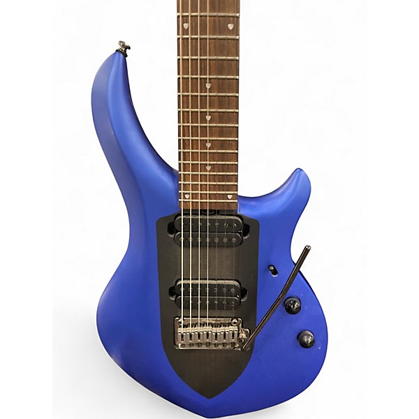 Used Sterling by Music Man John Petrucci Signature Majesty 7-String Blue Solid Body Electric Guitar