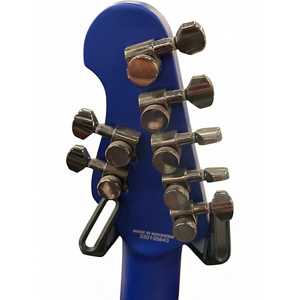 Used Sterling by Music Man John Petrucci Signature Majesty 7-String Blue Solid Body Electric Guitar