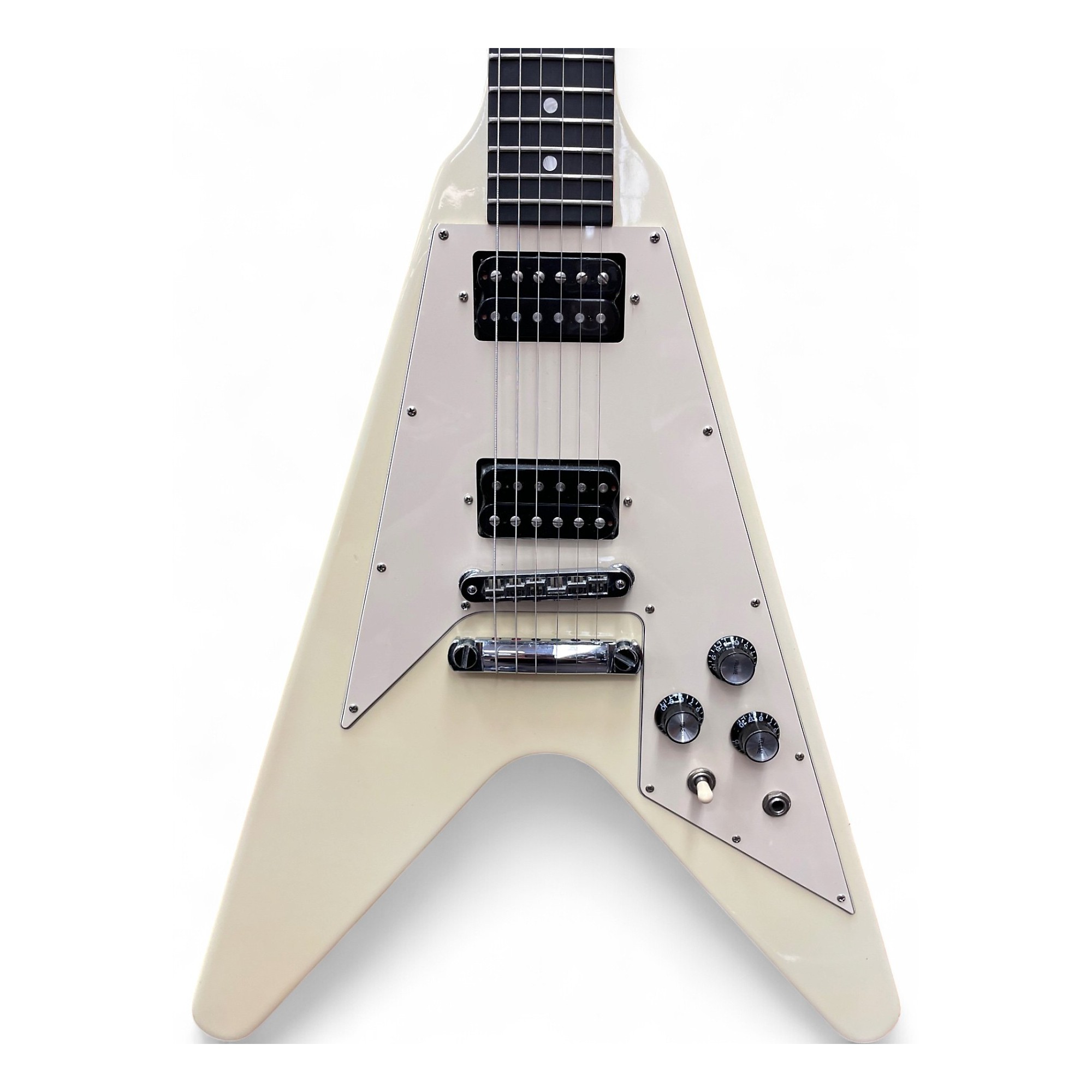 Used Gibson Flying V Classic White Solid Body Electric Guitar