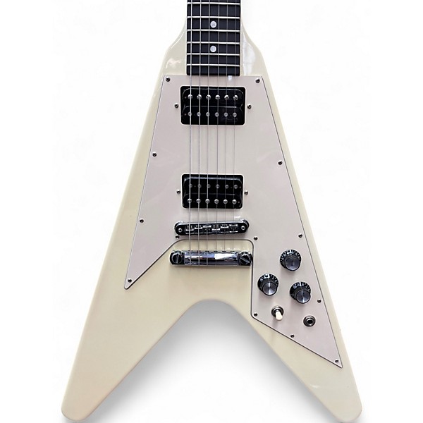 Used Gibson Flying V Classic White Solid Body Electric Guitar
