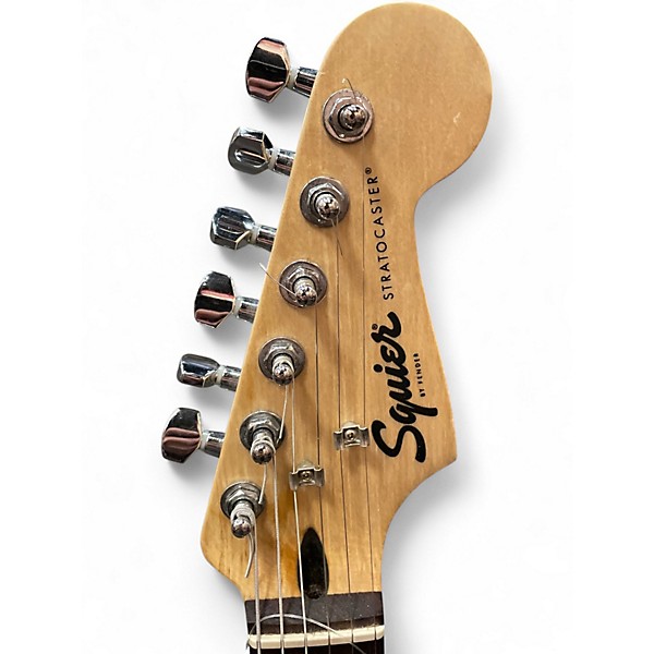 Used Squier SONIC STRATOCASTER BLACK Solid Body Electric Guitar