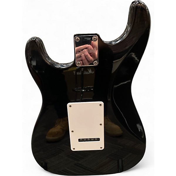 Used Squier SONIC STRATOCASTER BLACK Solid Body Electric Guitar