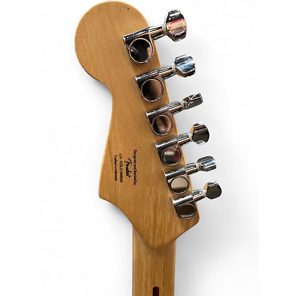 Used Squier SONIC STRATOCASTER BLACK Solid Body Electric Guitar