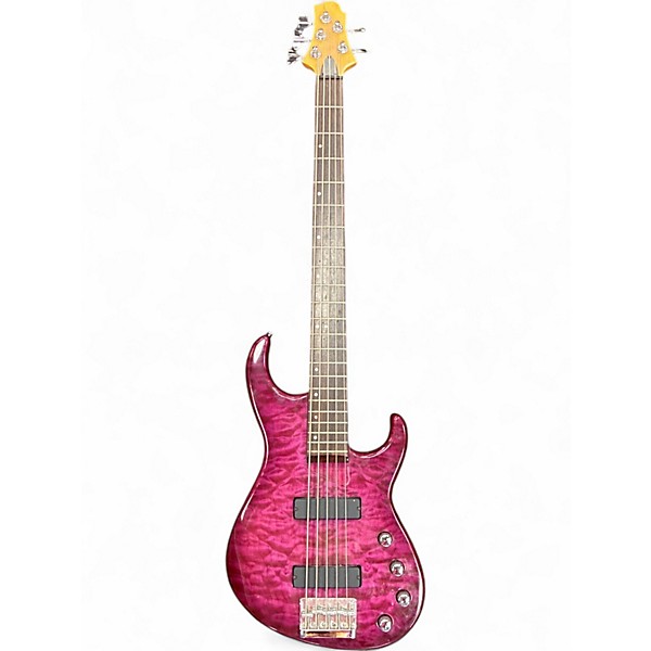 Used Greg Bennett Design by Samick FN-1 Purple Electric Bass Guitar
