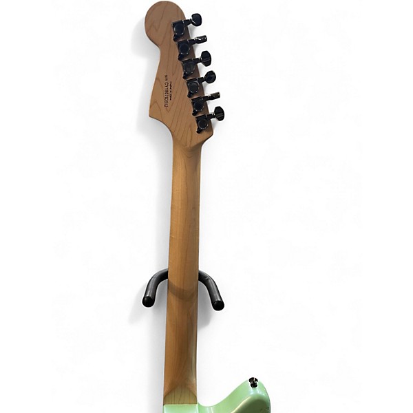 Used 2018 Squier Contemporary Active Jazzmaster HH Surf Green Solid Body Electric Guitar