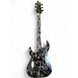 Used Schecter Guitar Research C-1 Silver Mountain Black and Silver Solid Body Electric Guitar