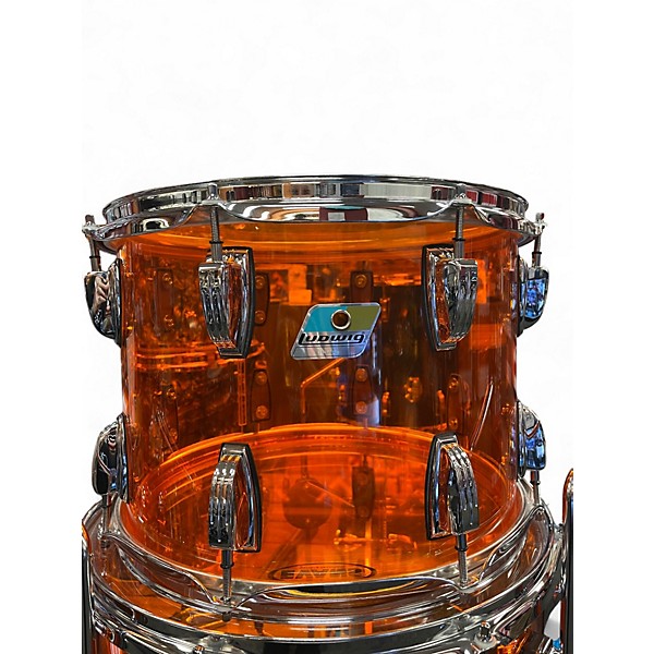 Used Ludwig 4 Piece Bonham Reissue Vistalite Amber Vintage Drum Kit