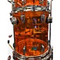 Used Ludwig 4 Piece Bonham Reissue Vistalite Amber Vintage Drum Kit