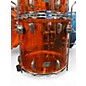 Used Ludwig 4 Piece Bonham Reissue Vistalite Amber Vintage Drum Kit