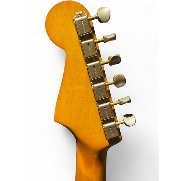 Vintage 1962 Fender Stratocaster  Fiesta Red Over Sunburst Solid Body Electric Guitar