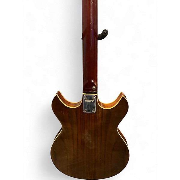 Vintage 1960s Norma EG172 DARK MAHOGANY Hollow Body Electric Guitar