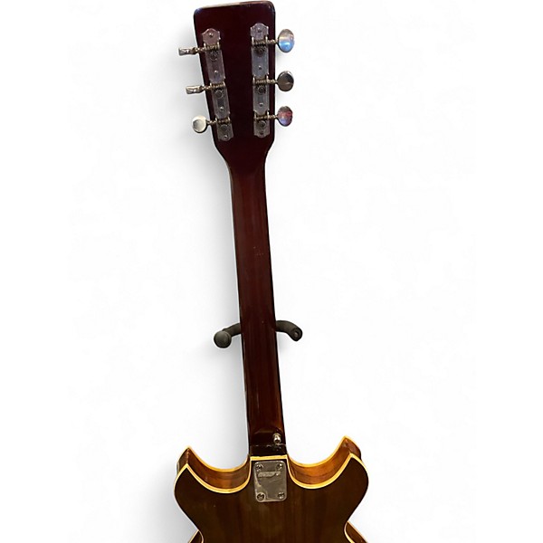 Vintage 1960s Norma EG172 DARK MAHOGANY Hollow Body Electric Guitar