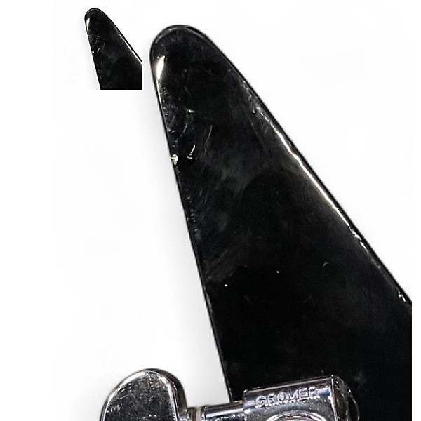 Used Dean  V Michael Scheaker Standard  Black and White Solid Body Electric Guitar