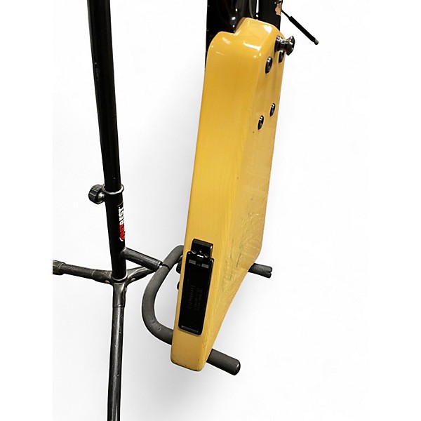 Vintage 1980s Steinberger XP2A WHITE Electric Bass Guitar