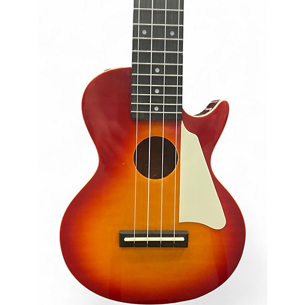 Used Epiphone Les Paul Acoustic-Electric Concert Cherry Sunburst Ukulele
