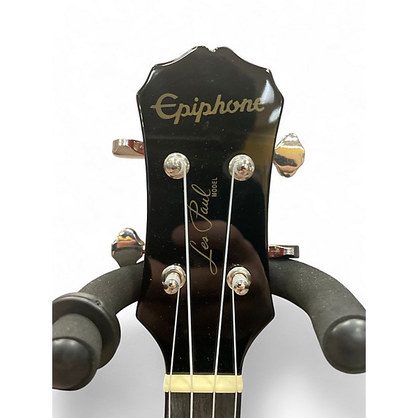 Used Epiphone Les Paul Acoustic-Electric Concert Cherry Sunburst Ukulele