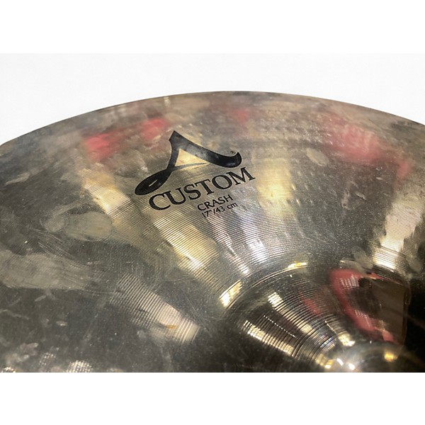 Used Zildjian 17in A Custom Crash Cymbal