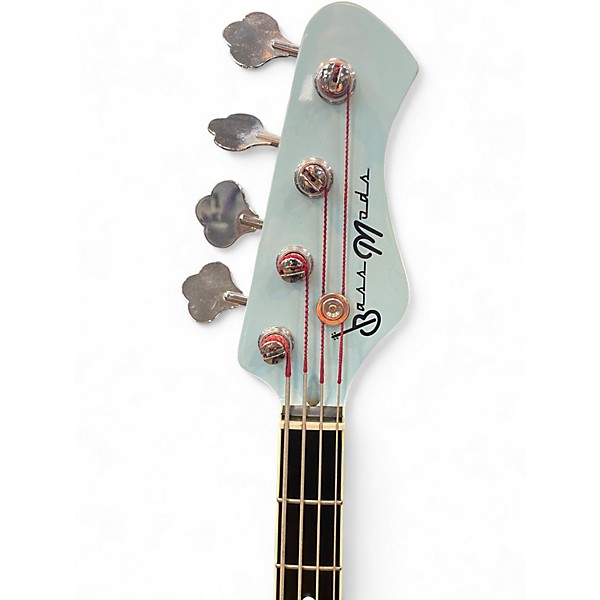 Used Bass Mods J BASS LIGHT BLUE Electric Bass Guitar