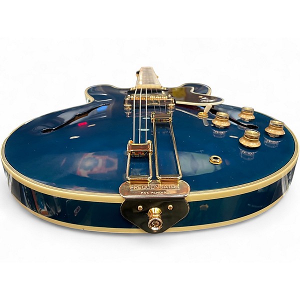 Used Epiphone Sheraton II Midnight Sapphire Hollow Body Electric Guitar