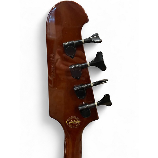 Used 2018 Epiphone Thunderbird IV Vintage Sunburst Electric Bass Guitar