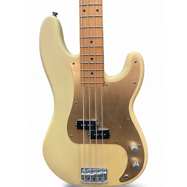 Used Fender 40th Anniversary Precision Bass  Vintage Blonde Electric Bass Guitar