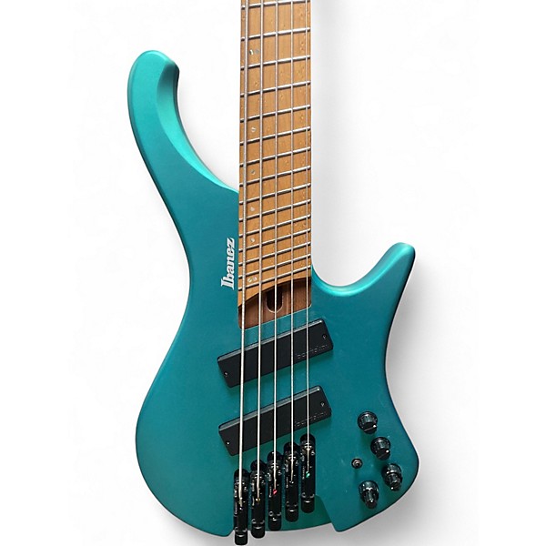 Used Ibanez EHB1005SMS Emerald Green Electric Bass Guitar