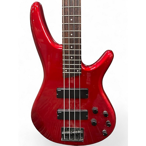 Used Ibanez SOUNDGEAR Candy Apple Red Electric Bass Guitar