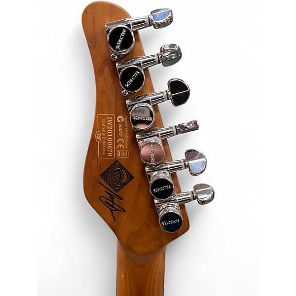 Used Schecter Guitar Research Nick Johnston Traditional HSS Frost Solid Body Electric Guitar