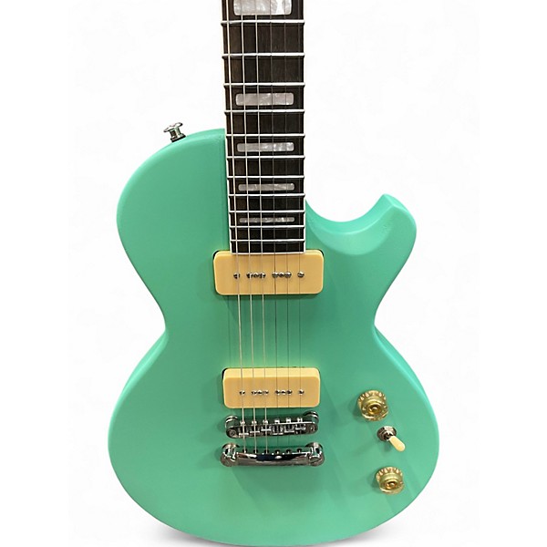 Used Grote LP Style Seafoam Green Solid Body Electric Guitar
