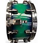 Used ddrum 13X7 Dominion Snare Blue Green Burst Drum
