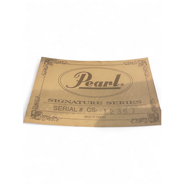 Used Pearl 5X14 Chad Smith Snare Black Chrome Drum