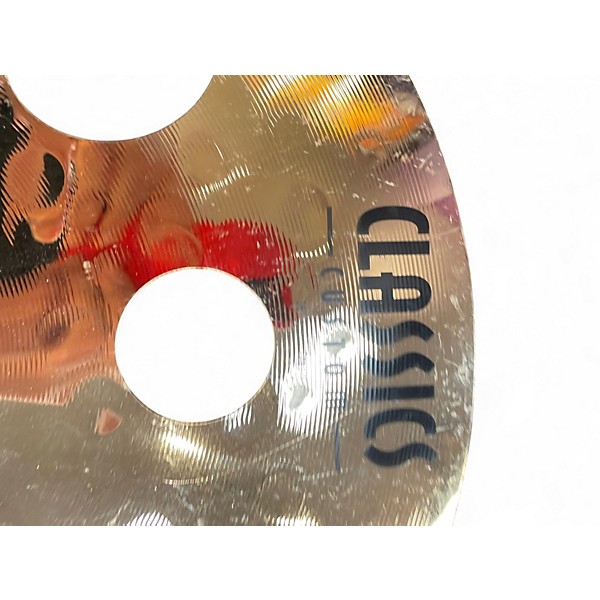Used MEINL 16in Classic Custom Trash Crash Brilliant Cymbal