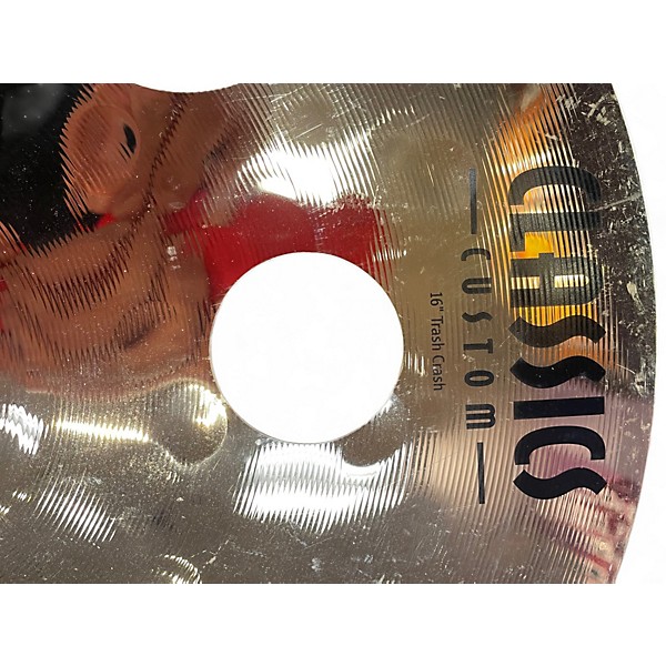 Used MEINL 16in Classic Custom Trash Crash Brilliant Cymbal