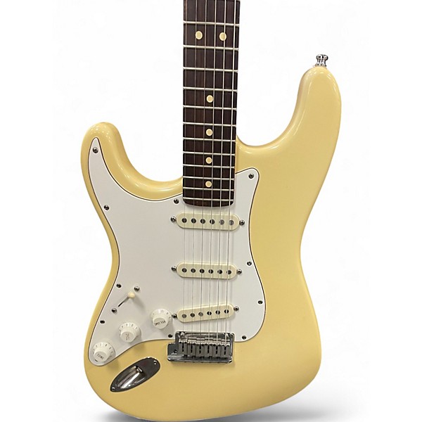 Used Fender American Standard Stratocaster Vintage White Solid Body Electric Guitar