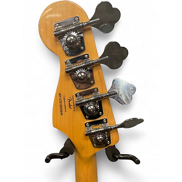 Used Squier Classic Vibe 70s Jazz Bass Natural Electric Bass Guitar