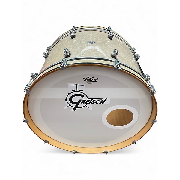 Used Gretsch Drums 5 Piece Catalina Club Rock Blizzard Pearl Drum Kit