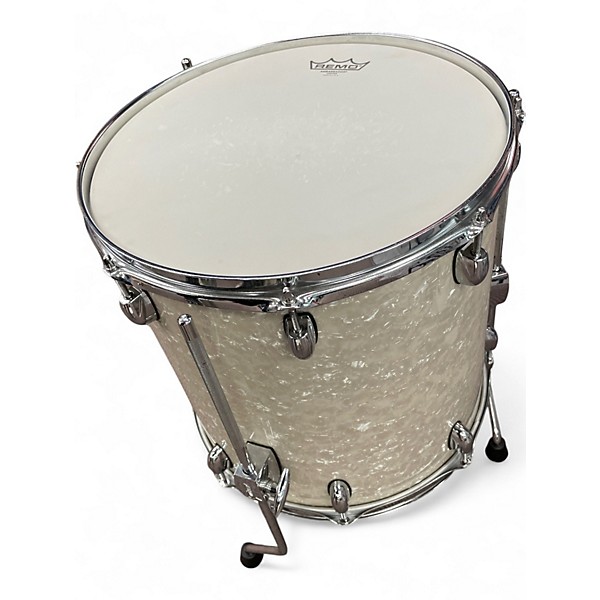 Used Gretsch Drums 5 Piece Catalina Club Rock Blizzard Pearl Drum Kit