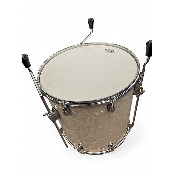 Used Gretsch Drums 5 Piece Catalina Club Rock Blizzard Pearl Drum Kit