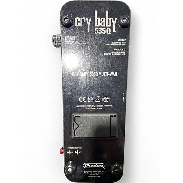 Used Dunlop 535Q Cry Baby Multi-Wah Effect Pedal