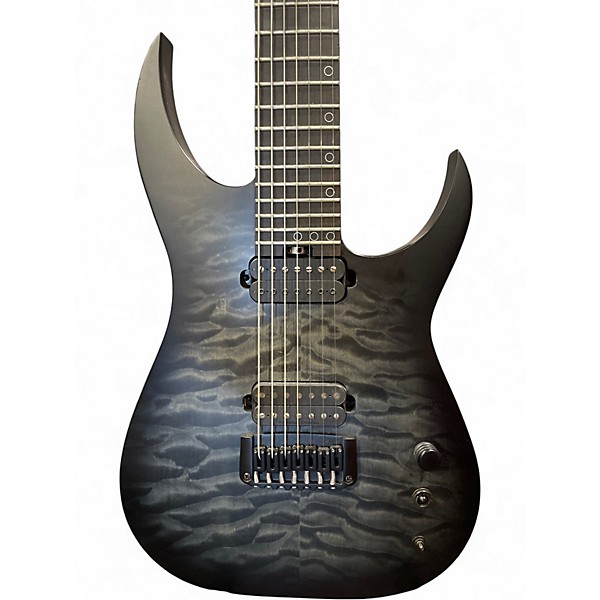 Used Schecter Guitar Research KM-7 MKIII KIETH MERROW TRANSPARENT BLACK BURST Solid Body Electric Guitar