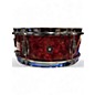Used Zim-gar 5.5X14 Snare Red Pearl Drum thumbnail